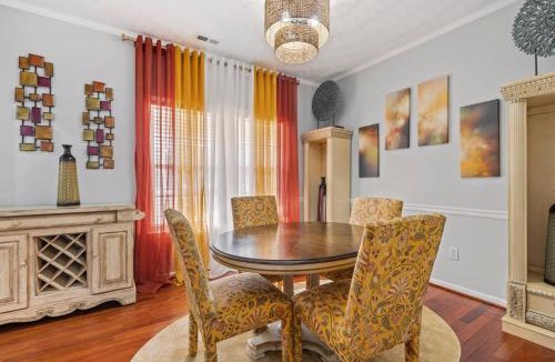 Varina House | Elegant Retreat Spacious with Outdoor Fireplace