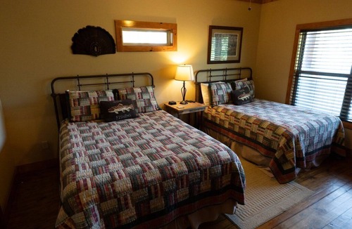 Fowlstown Cabin | Elegant Retreat with Firepit & Pond Views