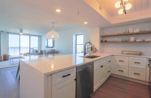Folly Beach Condo | Enjoy Modern Luxury Design in this Oceanfront, Corner Unit! Stunning Ocean Views & Community Pool.