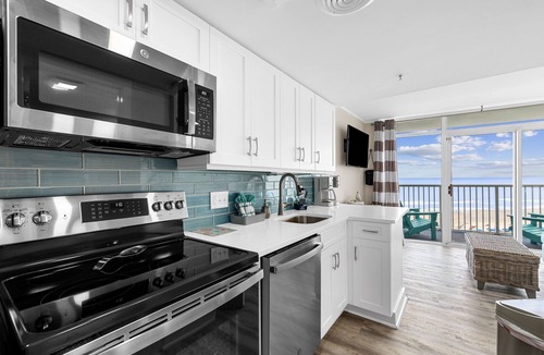 Arcadian Shores Condo | Enjoy the View! Updated North Tower SeaWatch Condo
