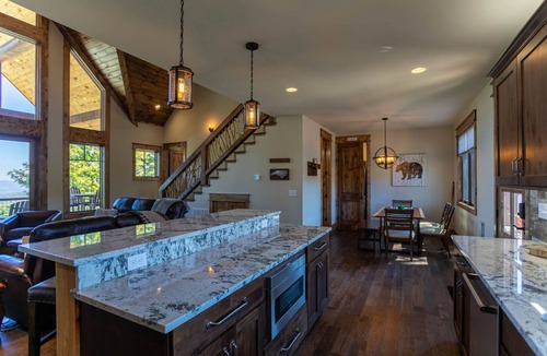 Elk Park House | Evergreen at Eagles Nest - Stunning views, hot tub, firepit
