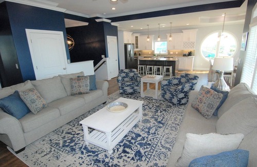 Sunset Beach House | Experience luxury at 413 SSB - Lucky Old Sun: a 5BR 5BA retreat in beautiful Sunset Beach.