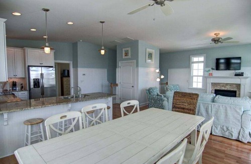 Holden Beach House | Experience seaside charm at "Welcome Home" in Holden Beach, a spacious 4BR retreat!
