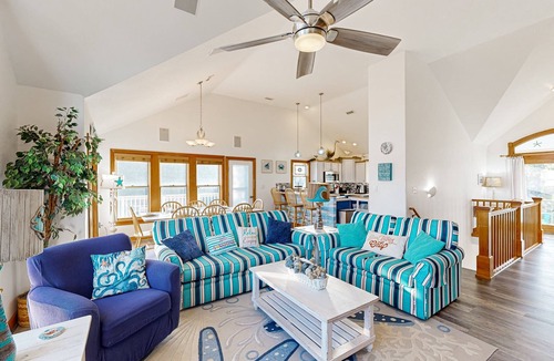 Rodanthe House | Family Beach Retreat | Pool, Hot Tub, Game Room