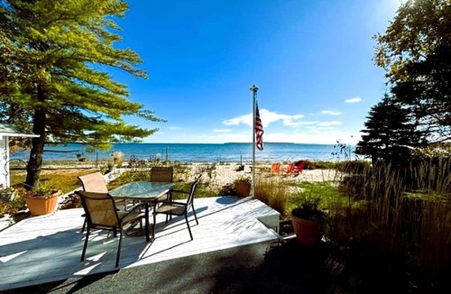 St Ignace House | Fantastic Lakefront Beach House with Stunning Views in St. Ignace, Michigan