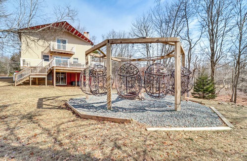 Long Pond House | Fire Pit + Game Room: Spacious Poconos Retreat!