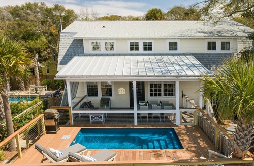 Folly Beach House | Folly's Premier Group Rental | 10BR Triplex w/3 Pools, 1 Block to Beach