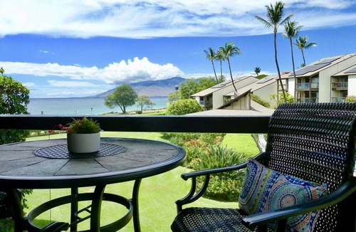 Kihei Condo | FULL OCEAN VIEW CLEAN SPACIOUS HIGH END REMODELED A/C IN LIVING + BEDROOMS