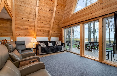 Au Gres Cabin | Fully-Equipped A-Frame with Beautiful Lake Views in Michigan