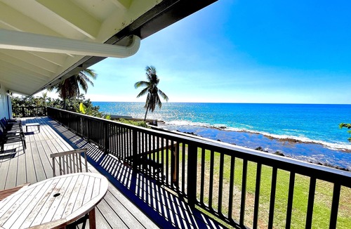 Makaha House | Furnished Oceanfront Home, 30 Day Rental, Inquire for Specific Dates