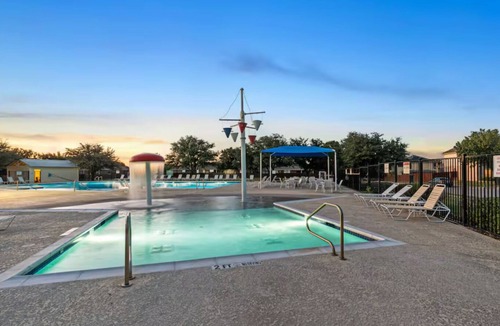 Fossil Creek House | Game Room Fun! Fire Pit + Work-Friendly Setup