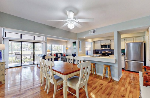 Palmetto Dunes Villa | George Fazio Golf Course Views with Updated Bathrooms!