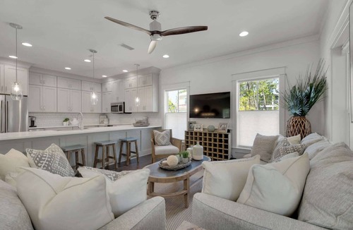 Seacrest House | Goin' Coastal Cottage with Heated Pool & Golf Cart