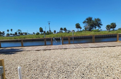 Keaton Beach RV Rental | Great RV Lot with shared dock. Deep water access and just minutes from the beach