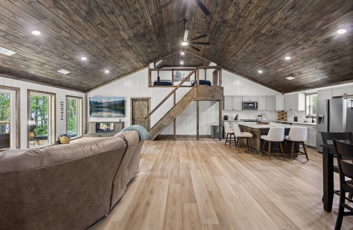 Fair Play House | Hartwell Hideaway | Hot Tub, Dock & Game Room