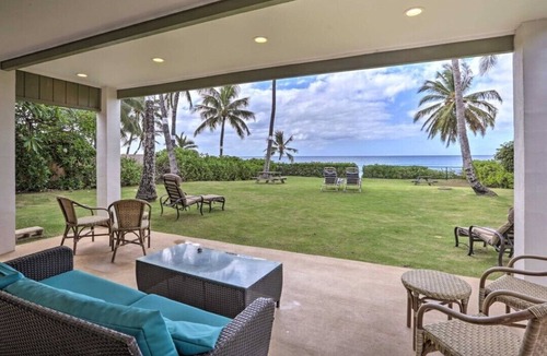 Maili House | Hawaiian Beachfront House w/ Yard, Lanai & Views!
