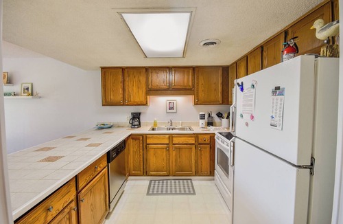 Surfside Beach Condo | Hermitage 1G- The perfect quite getaway with relaxing spacious balcony.