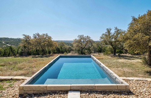 Dripping Springs House | Hill Country Norwood House- 13 Acres, Private Pool + Pet Friendly!
