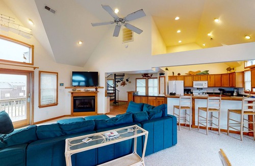 Waves House | Home with private pool, hot tub, W/D, & central AC
