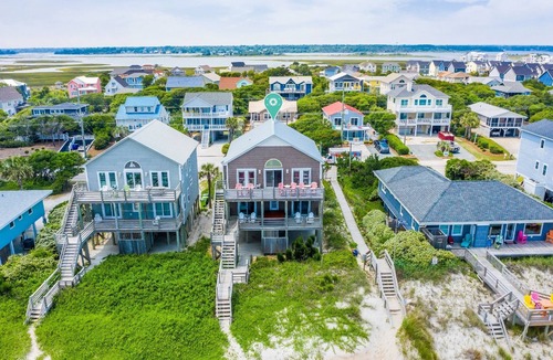 Surf City House | Hot Tub, BeachFront, Private, Hammocks on the Beach