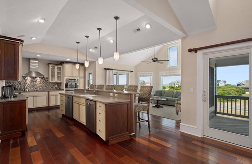 Southern Shores House | Hotel California: Semi-oceanfront, ocean views, private pool, hot tub, theater room, elevator.