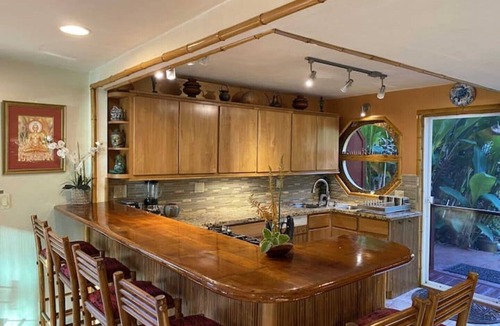 Haiku House | Indian Room at Maui Eco Retreat: Ocean, Waterfall, & Scenic Hiking Trails!