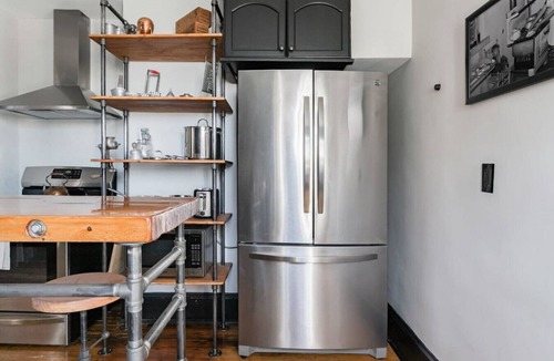 Truxton Circle Condo | Industrial Loft Offers Historic Feel Near Conv Ctr