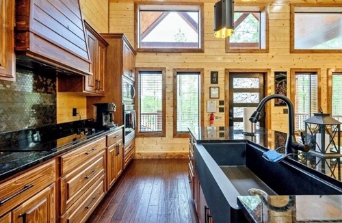 Pickens Cabin | Inner Peace Luxury Cabin Retreat with Hot Tub & Firepit Swings