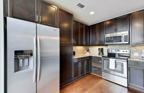 Waller Creek District Apartment | Kasa | Family Friendly 2BD, Pool & Gym | Austin
