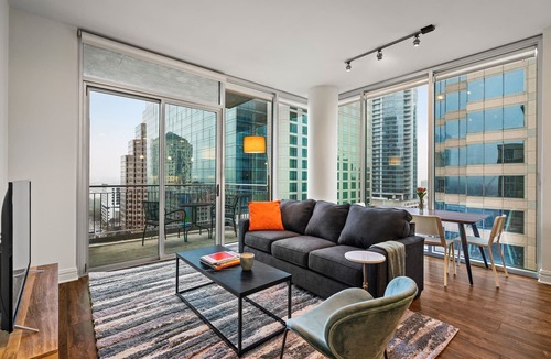Waller Creek District Apartment | Kasa | Family Friendly 2BD, Pool & Gym | Austin