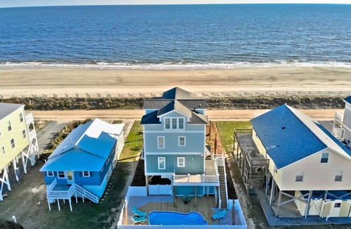 Holden Beach House | Knot A Care: Oceanfront 4BR, 4BA beauty in Holden Beach, perfect for 12 guests.