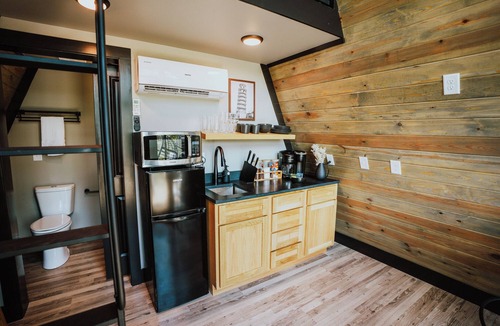 Coosa Resort | Lake Front Modern A-Frame Cabin: Hot Tub, TV, & Lake Views
