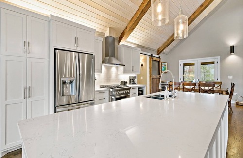 Marion House | Lake James Escape | Pets, Hot Tub & Lake Views!