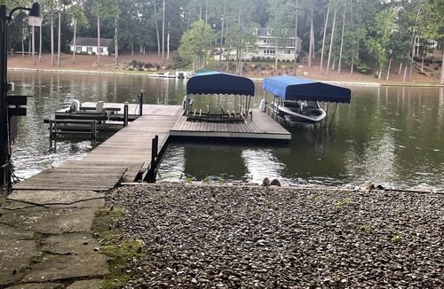 Greensboro House | Lakefront Architectural Wonder in Cozy Cove w Dock