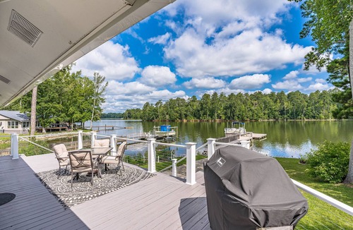 Chapin House | Lakefront cottage with private dock and optional pontoon rental