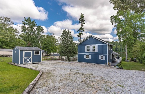 Chapin House | Lakefront cottage with private dock and optional pontoon rental