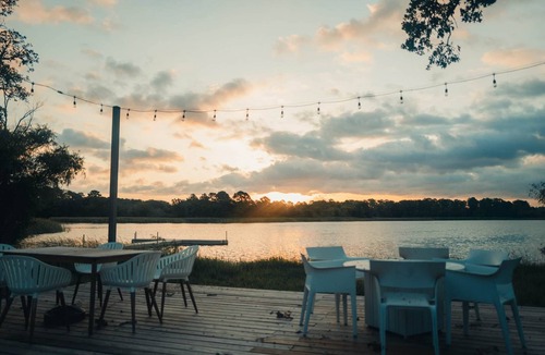 Bastrop House | Lakefront Glamping Safari Tent #7: The Longhorn