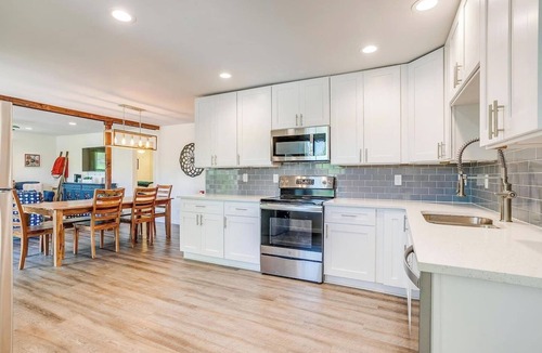 Granbury House | Lakefront Home with Private Dock, Firepit and Deck