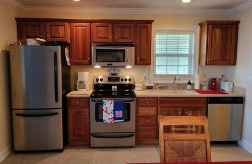 Garden City House | Lakefront Oceanside Village: 2 Golf Carts, Pools, Private Beach Parking