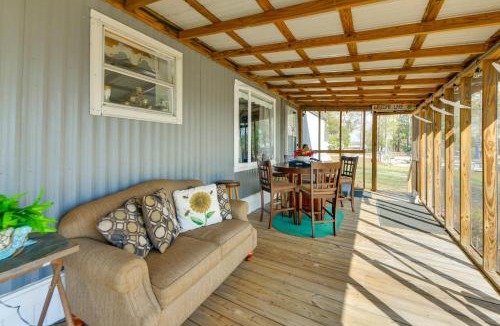Fort Gaines House | Lakefront w/Dock, Detached Studio, Fire Pit!