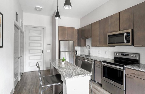 Montopolis Apartment | Landing | Chic 1BD, Game Room, Courtyard