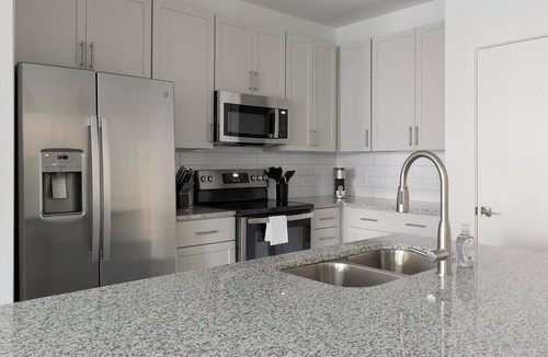 Southeast Raleigh Apartment | Landing | Chic 2BD, Yoga Studio, Gym