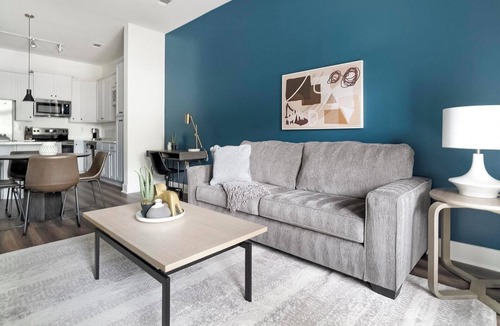 Cary Apartment | Landing | Incredible 1BD, Rooftop Lounge, Gym