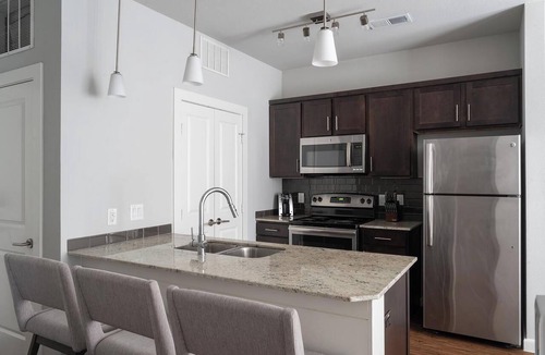 Buda Apartment | Landing | Modern 1BD, Yoga Studio, Pool