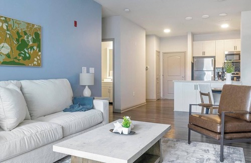 Raleigh Apartment | Landing | Modern 1BD, Yoga Studio, Rooftop Lounge