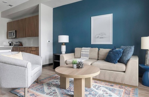 Buda Apartment | Landing | Spectacular 1BD, Game Room, Clubhouse
