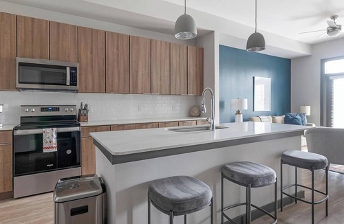 Buda Apartment | Landing | Spectacular 1BD, Game Room, Clubhouse