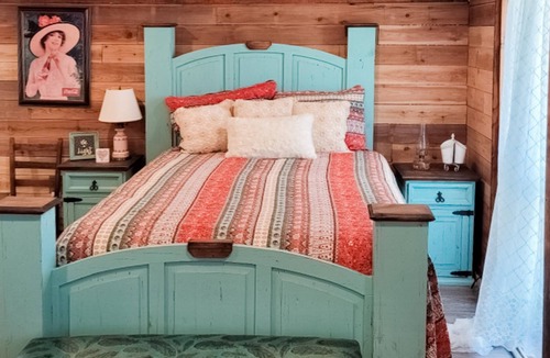 Cleburne House | Large barn on an acreage with water views, covered patios, fireplace, and AC
