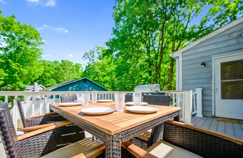 Cary House | Large groups NC State PNC Arena Deck w/grill