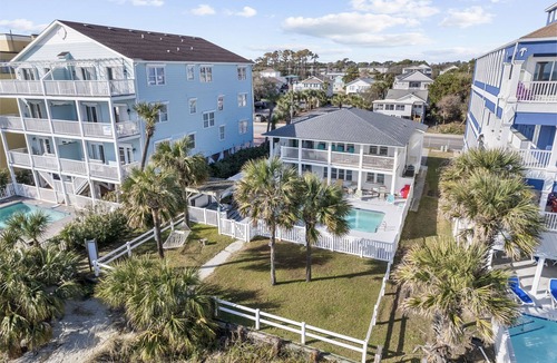 Crescent Beach House | Lavish Accessible On Ocean: 4 Kings, Huge Private Pool/Yard/Spa/Patio/GameTables